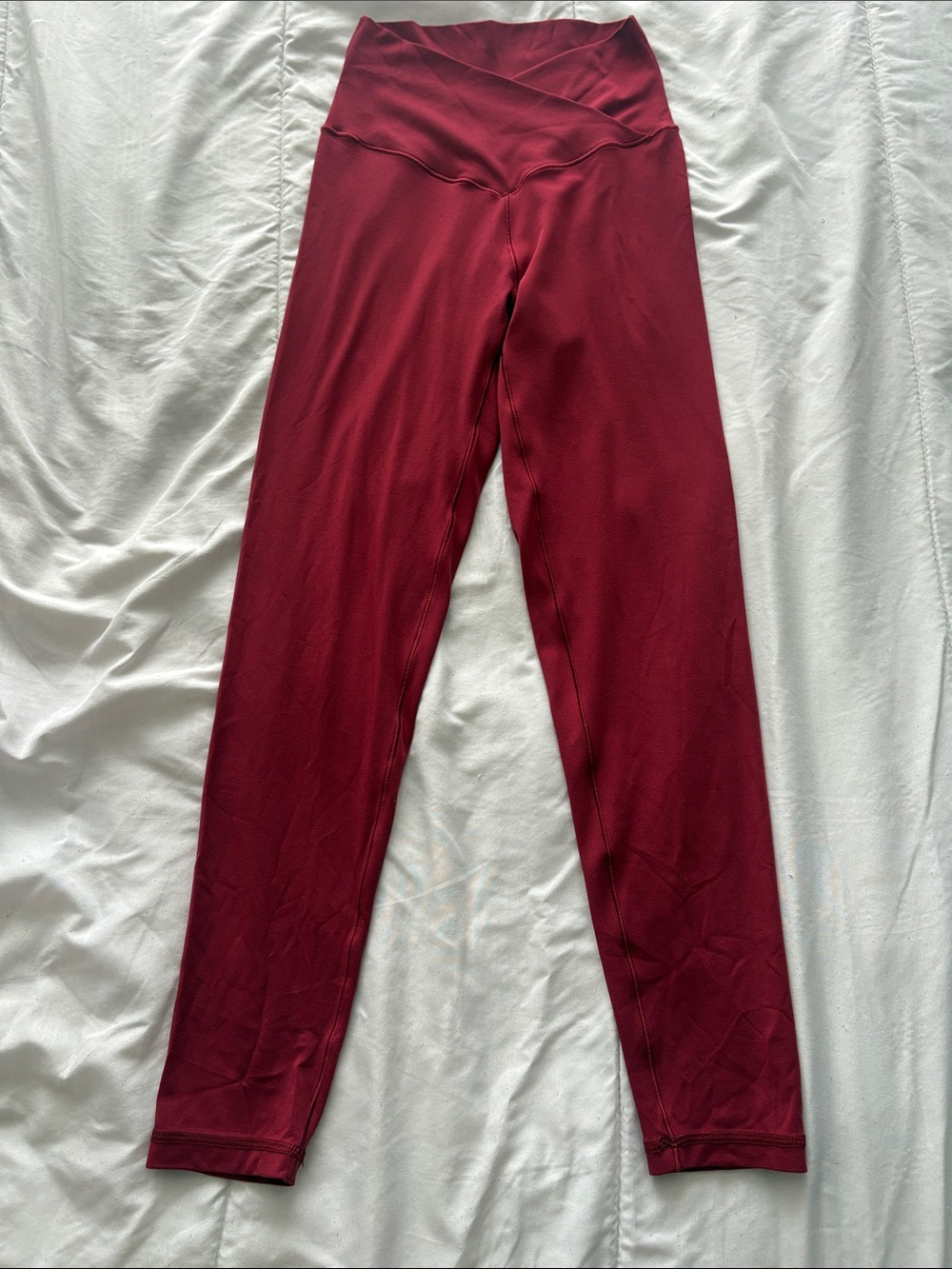 Offline by Aerie Crossover Red/Burgundy Leggings